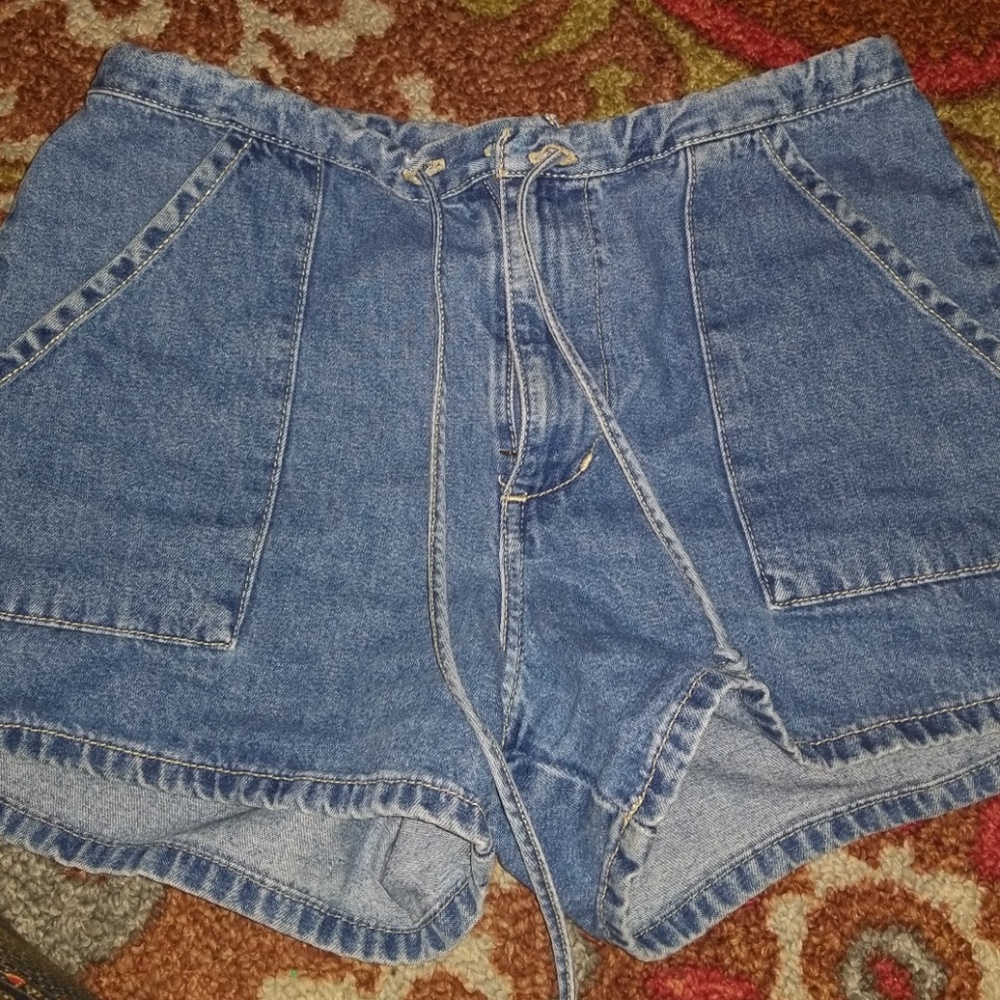Vintage Paris blues Shorts